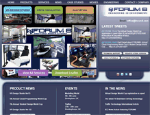 Tablet Screenshot of forum8.com